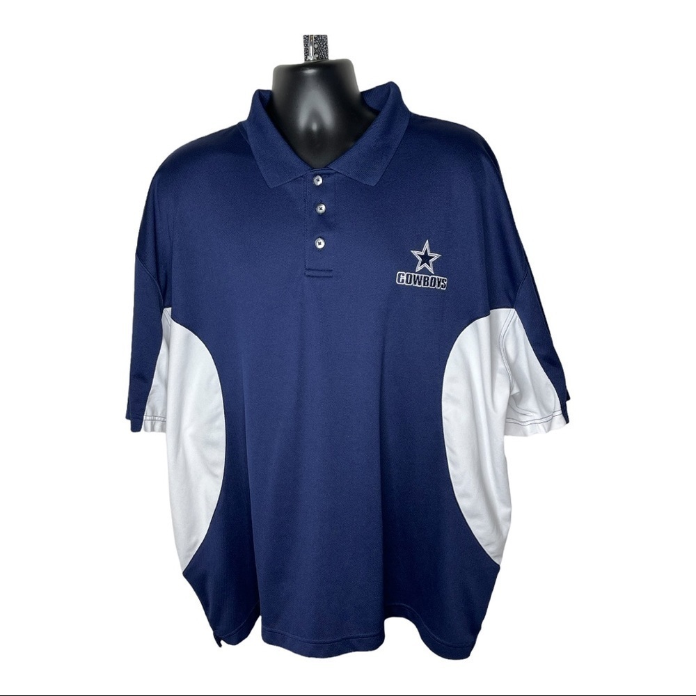 Dallas Cowboys Authentic Apparel Polo Shirt Sz 2XL